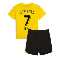 Dječji Nogometni Dres Borussia Dortmund Giovanni Reyna #7 Domaci 2023-24 Kratak Rukav (+ Kratke hlače)